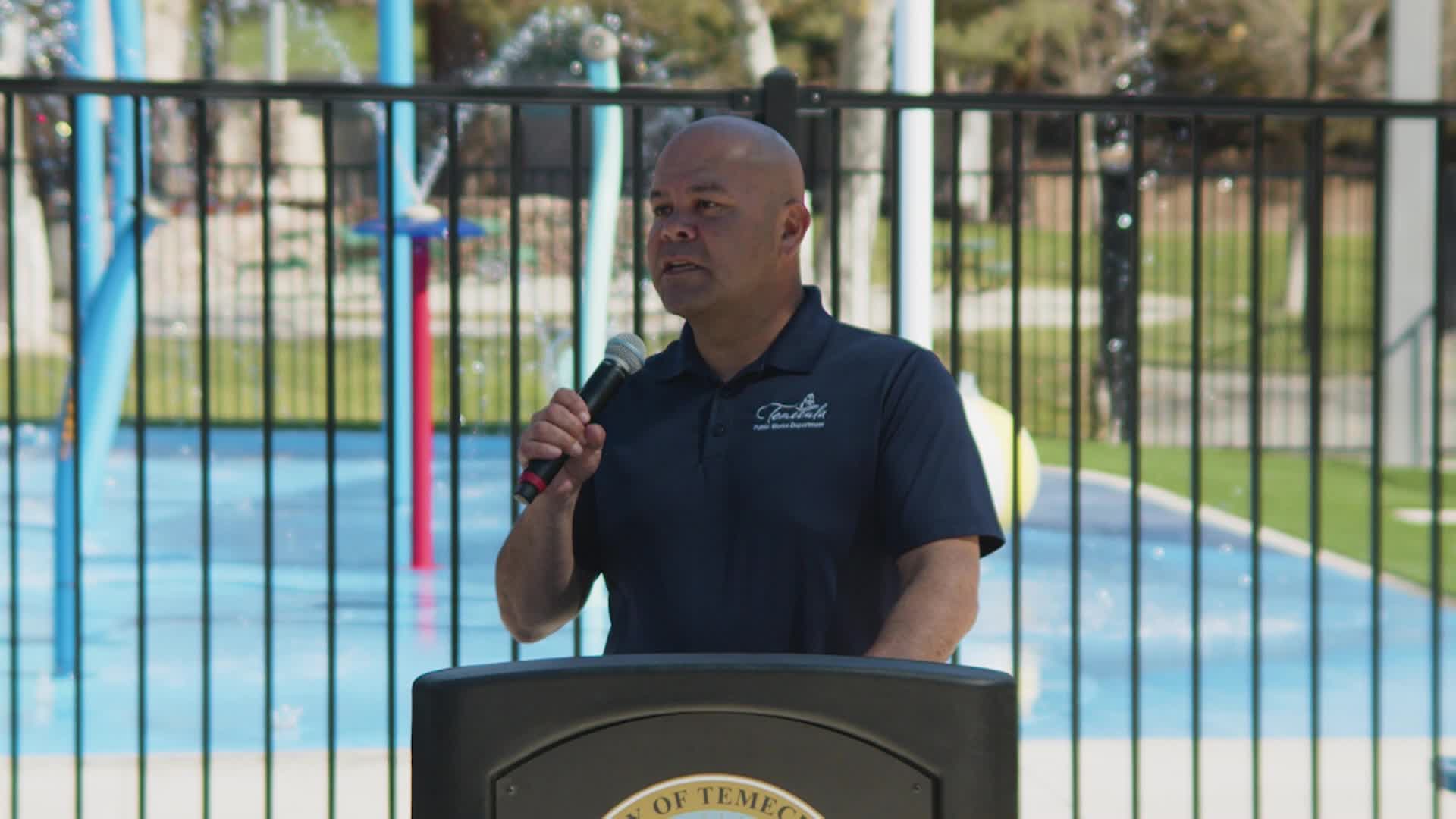 CRC Splash Pad Ribbon Cutting
